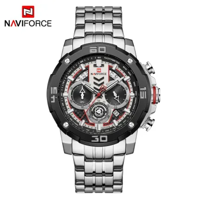 NAVIFORCE NF9175 Popular Classic Men's Quartz Multifunction Watches Casual Fashion Wristwatch with 3 Small Dials Chronograph Male Clock